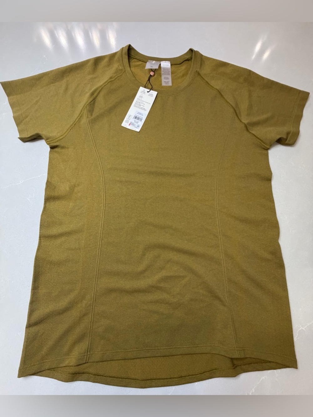 Olive Green Short Sleeve Tee by Unbranded